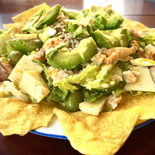 Salmon Taco Salad
