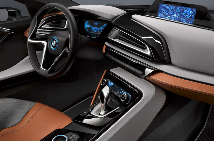 Electric Luxury Vehicle Interior