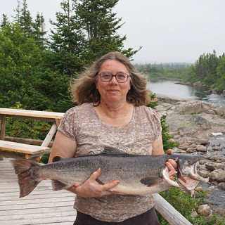 Judith Bobbitt at Pourvoirie Mécatina – Eastern Canada’s World-Class Fishing Camp