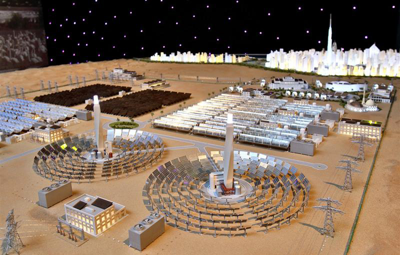 Shaikh Mohammed bin rashid Al maktoum launced the Shaikh Mohammed bin rashid Al maktoum Solar Park in Dubai.