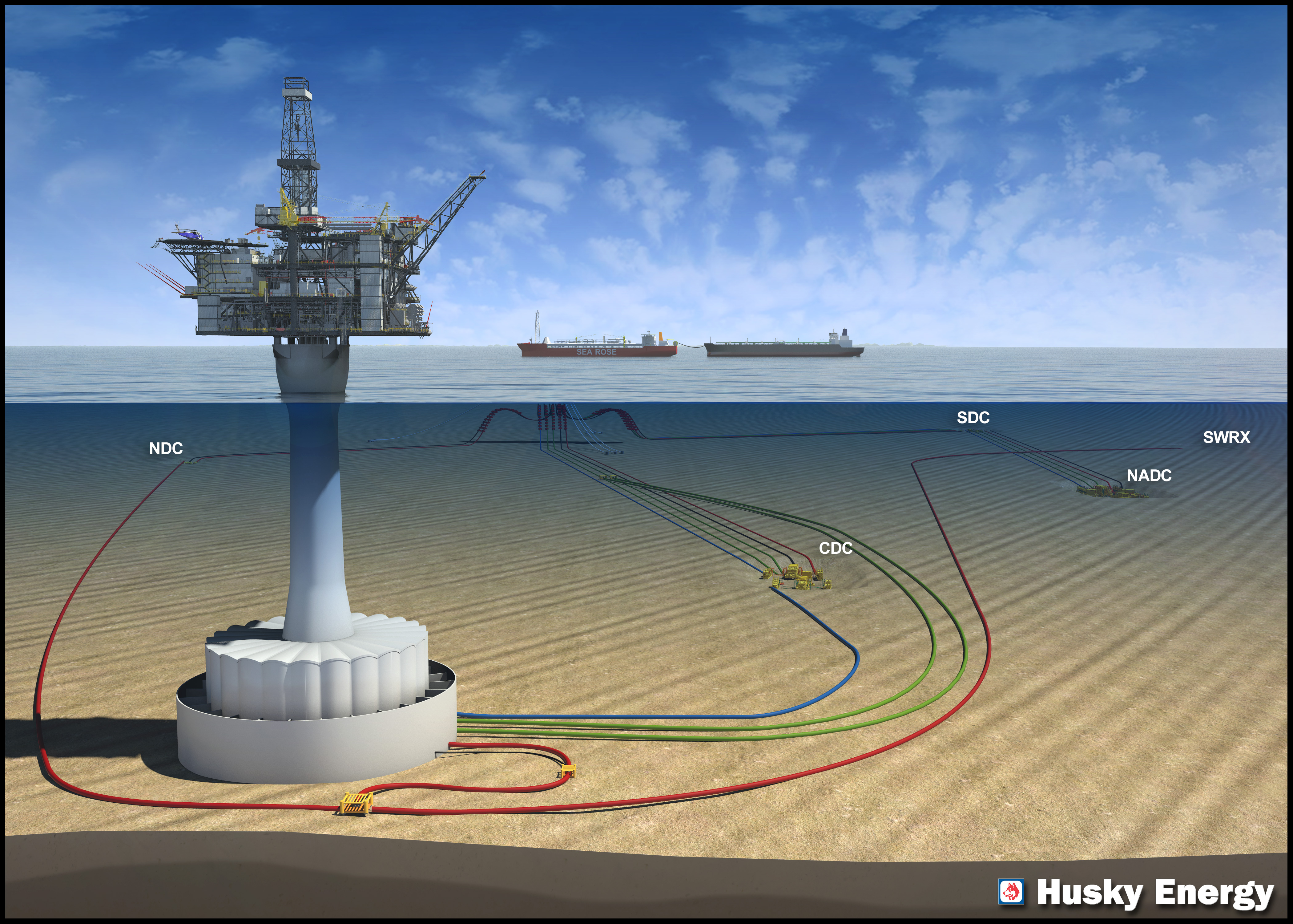 Морская нефтяная платформа Draugen